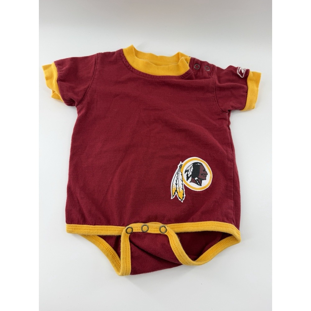 Vintage Washington Redskins Baby Body suit Reebok 3-6 Months NFL Football